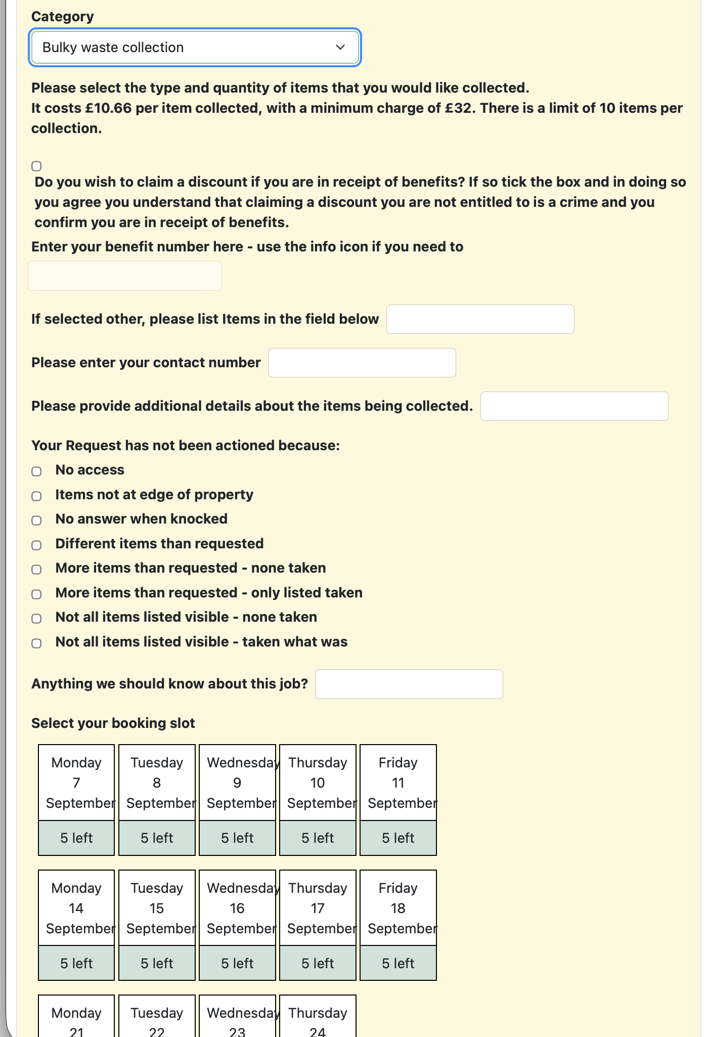 Answer the questions shown screen on the Love Clean Streets website